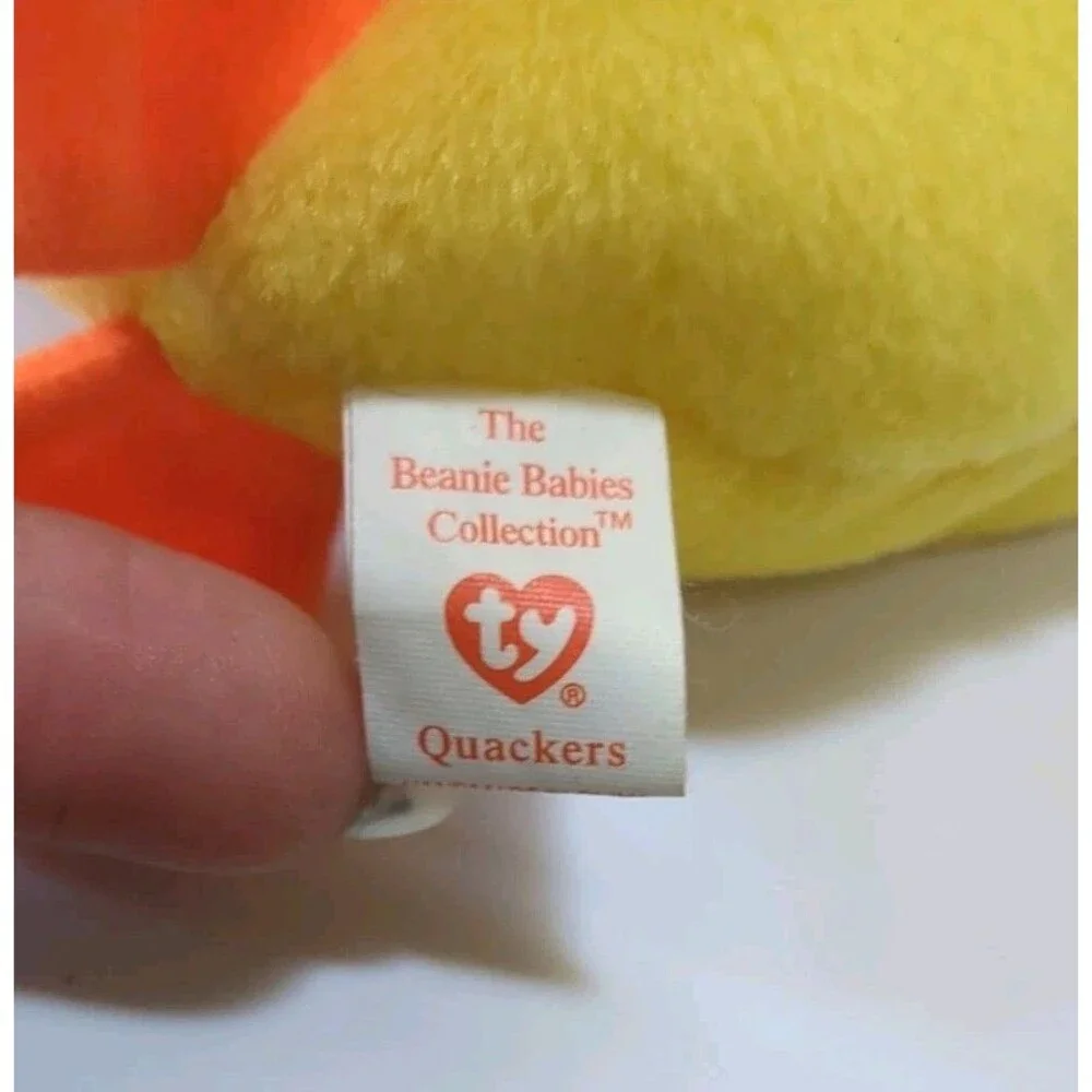 TY QUAKERS the Duck Beanie Babies Collection RETIRED 4024 1993/1994